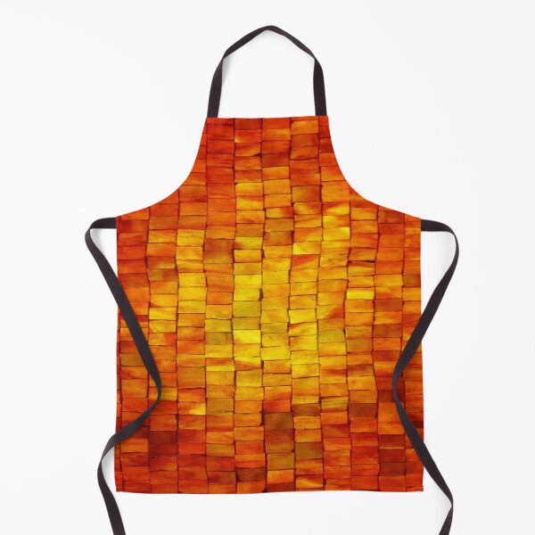 Item preview, Burnt Orange And Yellow Brick Wall designed and sold by Mark Jesus-Allen.