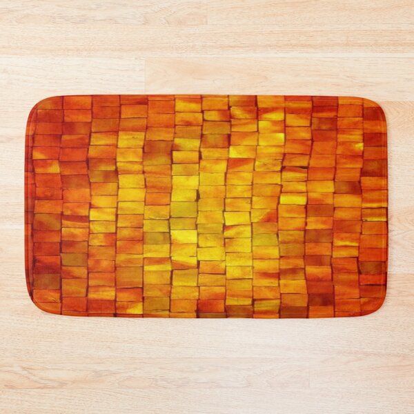 Item preview, Burnt Orange And Yellow Brick Wall designed and sold by Mark Jesus-Allen.