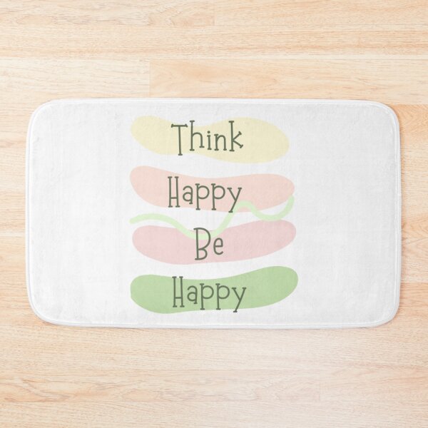 Item preview, Think happy be happy , inspirational life quote (color palate, color palette) designed and sold by Sanaura.