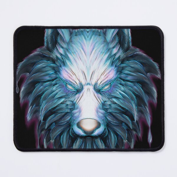 Item preview, BLUE WOLF  (black tshirts) designed and sold by StayCool3d.