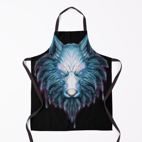 Item preview, BLUE WOLF  (black tshirts) designed and sold by StayCool3d.