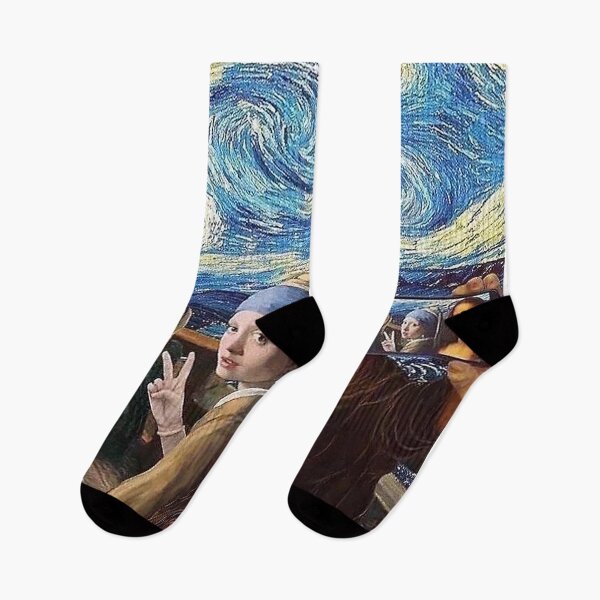 Item preview, Scream and Selfie of Four classical paintings mash up  designed and sold by SherryWainscott.