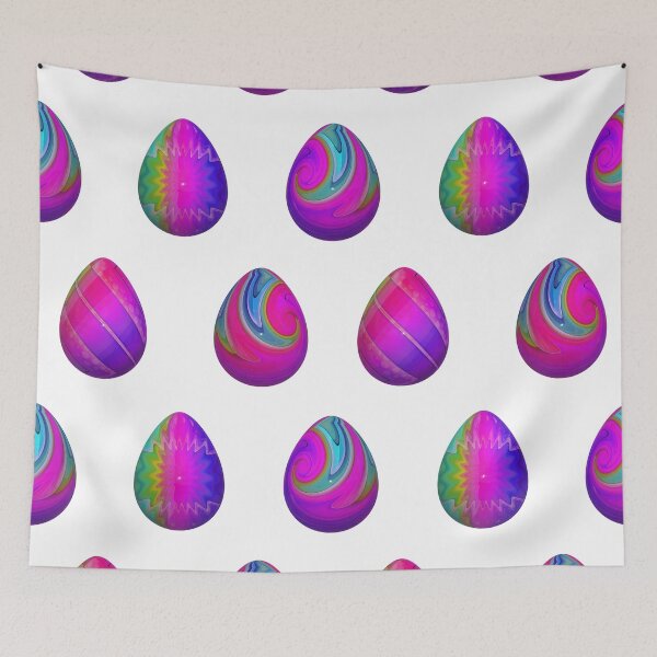 Item preview, Pretty Tie Dyed Easter Egg Pattern designed and sold by zachandjackson.
