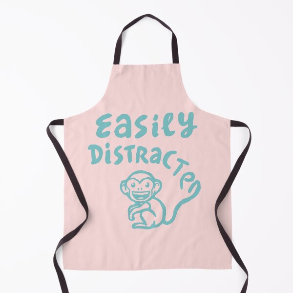 Item preview, Easily distracted monkey (blue) designed and sold by pencilpepper.