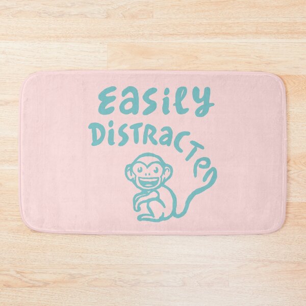 Item preview, Easily distracted monkey (blue) designed and sold by pencilpepper.