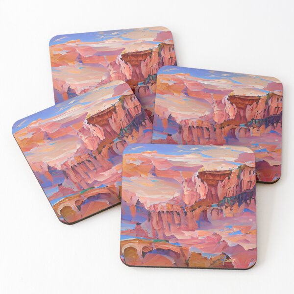 Item preview, Abstract Bryce Canyon Painting National Park - Hiking - Bryce Canyon designed and sold by CattlettArt.