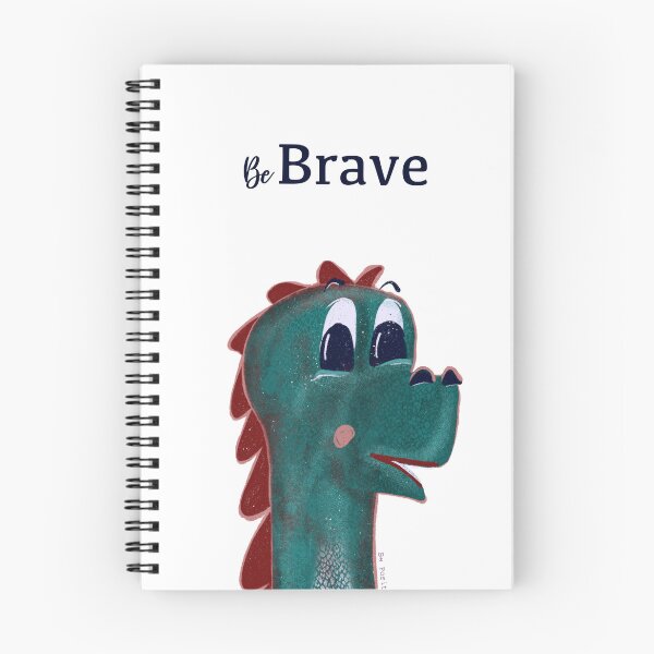 Aperçu de l'œuvre Sois courageux Dino créée et vendue par BePositivity.