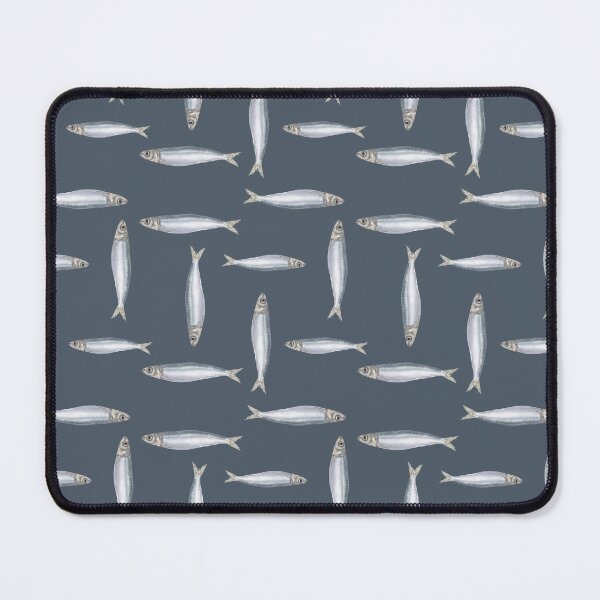 Item preview, Sardines Perpendicular - Navy designed and sold by HB Loves Crafts.