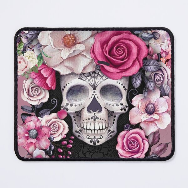 Item preview, Floral Sugar Skull designed and sold by Gothic Fantasy.