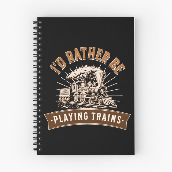 Item preview, I'd Rather Be Playing Trains, Funny Steam Engine for Railroad Modeller designed and sold by TheTrainRoom.