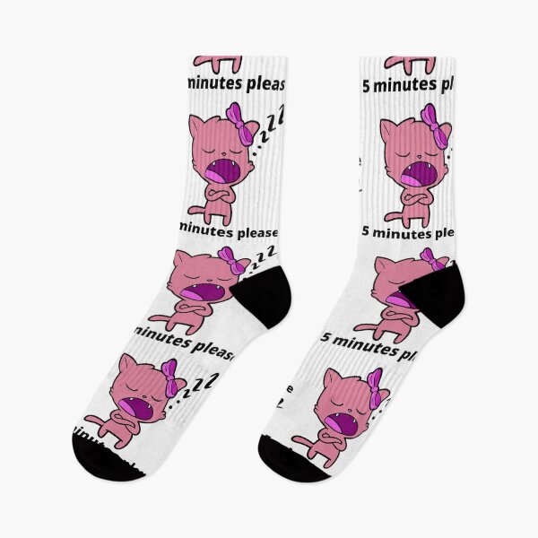 Item preview, Sleepy cat. Wait 5 minutes please. Sleeping cat. Lazy Cat needs 5 minutes to wake up. designed and sold by EMIPRINCESS.