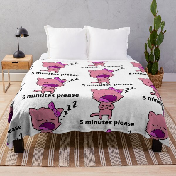 Item preview, Sleepy cat. Wait 5 minutes please. Sleeping cat. Lazy Cat needs 5 minutes to wake up. designed and sold by EMIPRINCESS.
