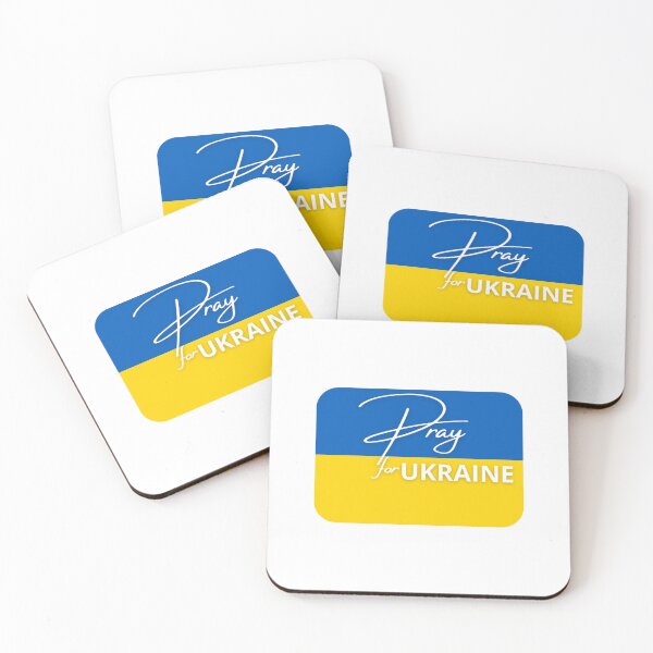Item preview, Pray for Ukraine designed and sold by Giovanni's  Brown Quotes.