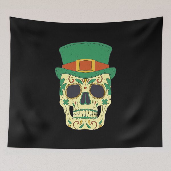 Item preview, Sugar Skull St. Patrick's Day designed and sold by The Jackalope.