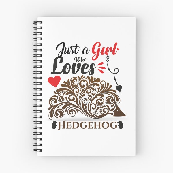 Item preview, Just a Girl Who Loves Hedgehog T-shirt - hedgehog lover Sticker designed and sold by podekom.