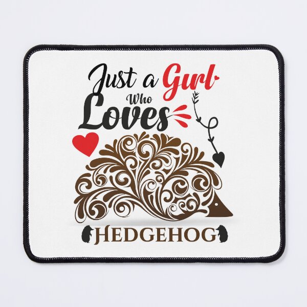 Item preview, Just a Girl Who Loves Hedgehog T-shirt - hedgehog lover Sticker designed and sold by podekom.