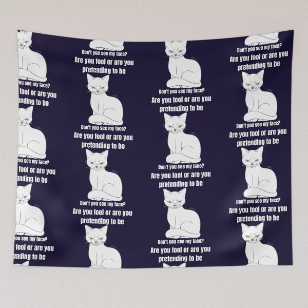 Item preview, Annoyed cat. Are you dumb or are you pretending to be? designed and sold by EMIPRINCESS.