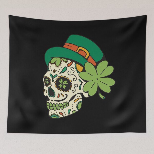 Item preview, Sugar Skull St. Patrick's Day designed and sold by The Jackalope.