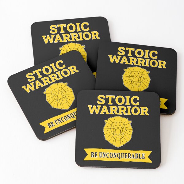 Item preview, Seneca Quote Be Unconquerable | Stoic Warrior | Stoic Lion designed and sold by StoicStreet.