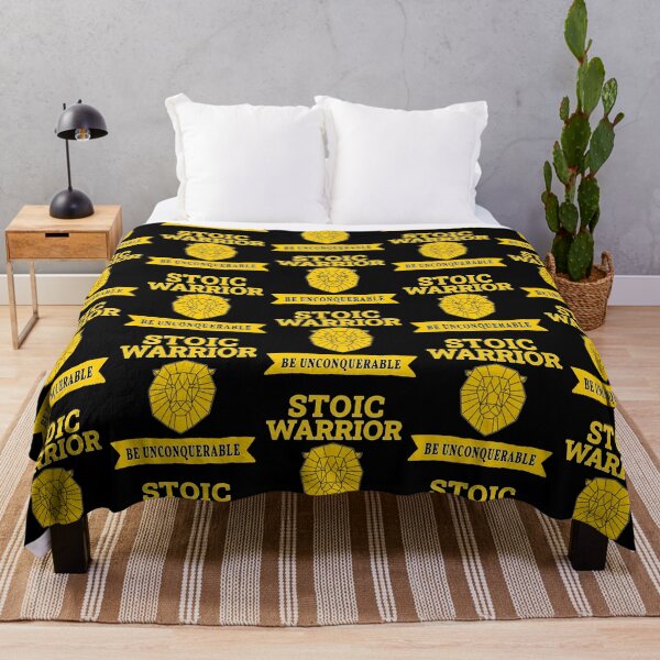 Item preview, Seneca Quote Be Unconquerable | Stoic Warrior | Stoic Lion designed and sold by StoicStreet.
