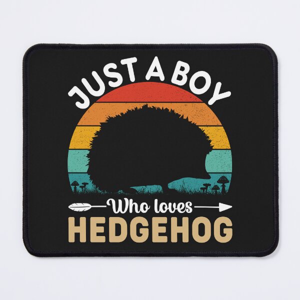 Item preview, Just A Boy Who Loves Hedgehog T-shirt - hedgehog lover Stickers designed and sold by podekom.