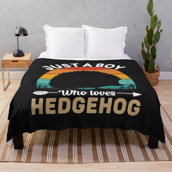 Item preview, Just A Boy Who Loves Hedgehog T-shirt - hedgehog lover Stickers designed and sold by podekom.