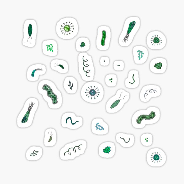 Item preview, Microbes (Not to Scale) designed and sold by Xernition.