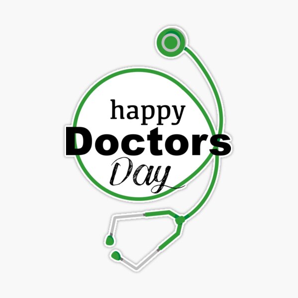 World, international happy Doctor's Day flat vector logo design, national doctors  day Stock Vector | Adobe Stock