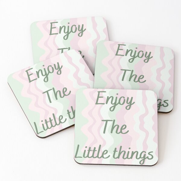 Item preview, Enjoy the little things   , inspirational life quote (color palate, color palette) designed and sold by Sanaura.