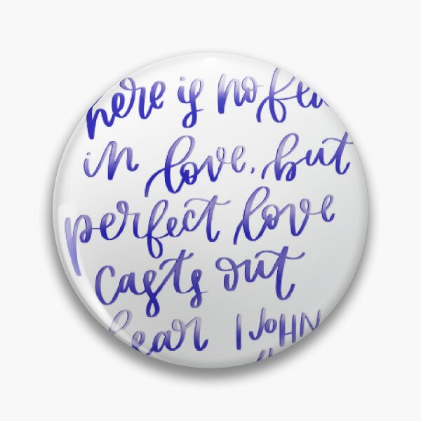 Item preview, Perfect love sticker 1 John 4:18 designed and sold by swaygirls.