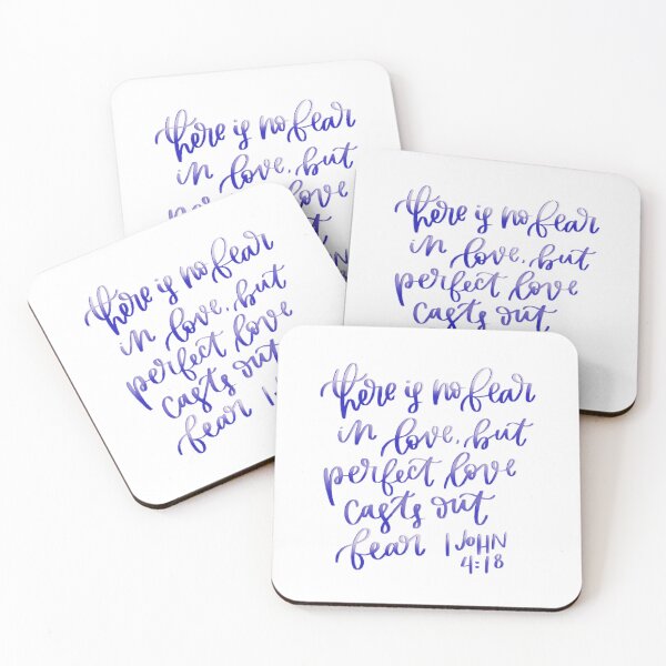 Item preview, Perfect love sticker 1 John 4:18 designed and sold by swaygirls.