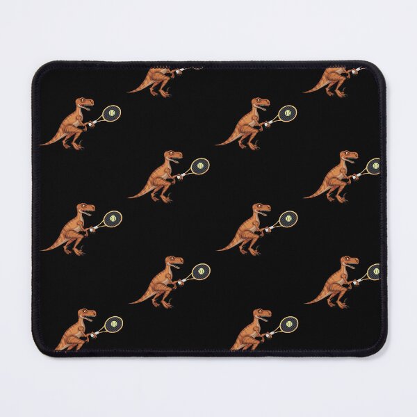 Item preview, Dinosaur Playing Tennis ,Funny Good Dinosaur Tennis Lovers Art designed and sold by pedrored369.
