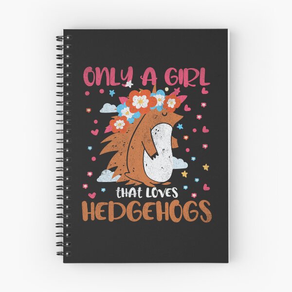 Item preview, Only a Girl Who Loves Hedgehog T-shirt - hedgehog lover designed and sold by podekom.