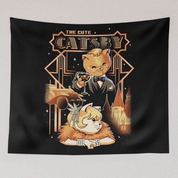 Item preview, The Cute Catsby black version designed and sold by RafaelLima7.