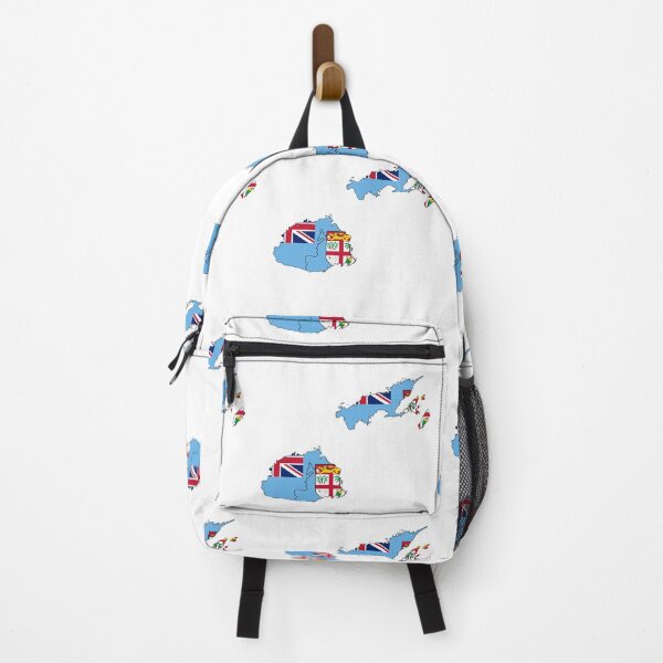 Item preview, Map of Fiji Islands with Flag designed and sold by SonaGold.