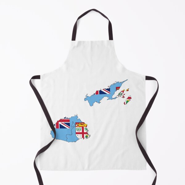 Item preview, Map of Fiji Islands with Flag designed and sold by SonaGold.