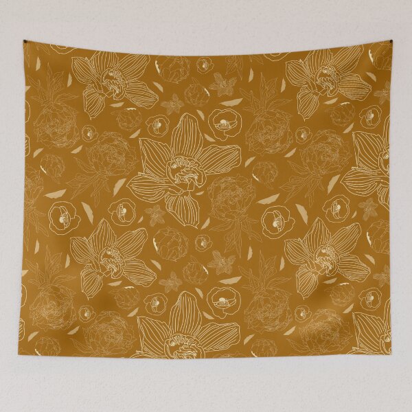 Item preview, Large Print Burnt Sienna Poppy Field designed and sold by Lori Buesking Studio.