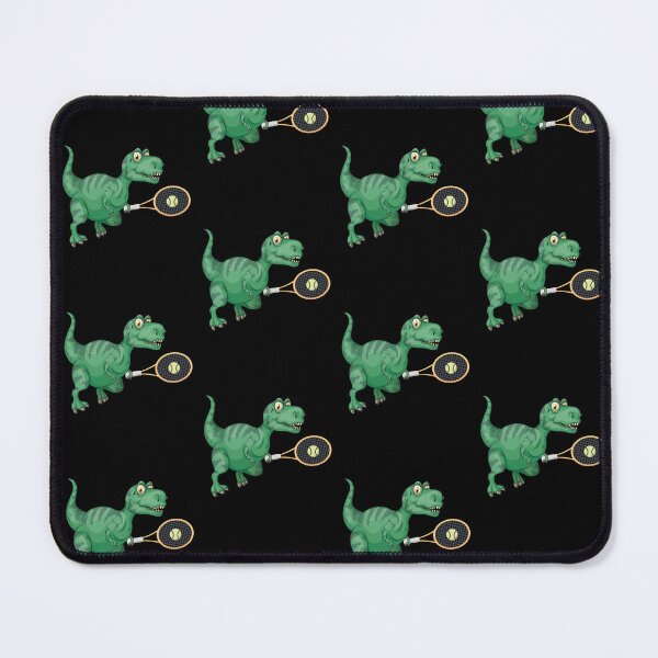 Item preview, Dinosaur Playing Tennis ,Funny Good Dinosaur Tennis Lovers Green Design designed and sold by pedrored369.