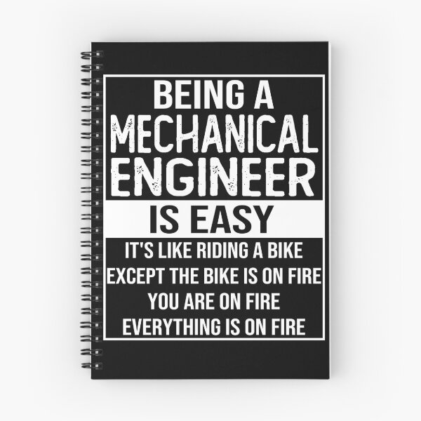 Item preview, Funny mechanical engineer saying: being a mechanical engineer is easy mechanical engineer gifts designed and sold by alaechamlal.