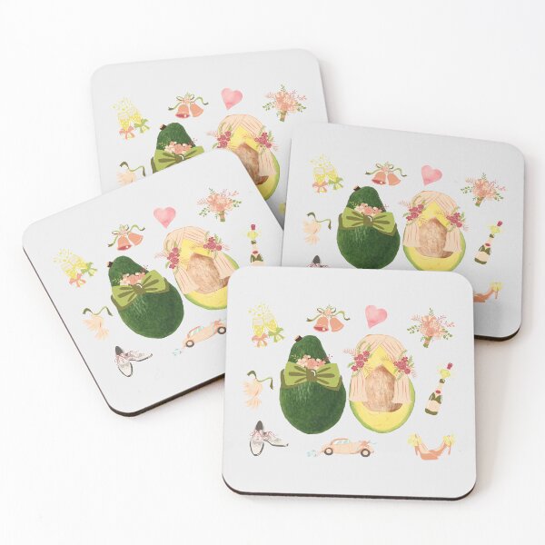 Item preview, Avocado couple designed and sold by RheaRealm.
