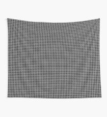 Grey and black Houndstooth Wall Tapestry