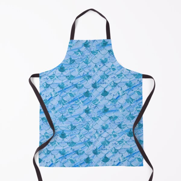 Item preview, Pretty Bright Blue Mermaid Tail Pattern designed and sold by zachandjackson.