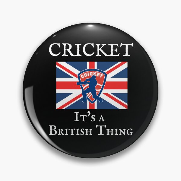 Item preview, CRICKET, IT'S A BRITISH THING, Union Jack Flag designed and sold by Krafty  Arts Studio.
