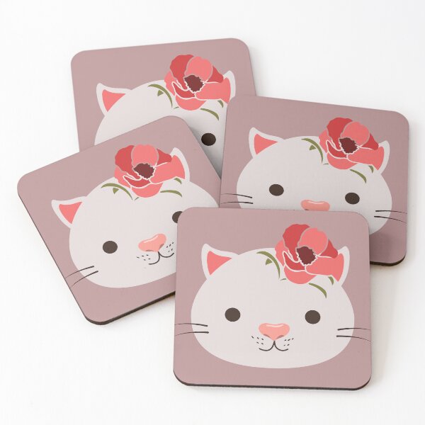 Item preview, Cute kitty face designed and sold by EMIPRINCESS.