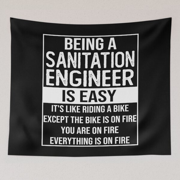 Item preview, Funny sanitation engineer saying: being a sanitation engineer is easy sanitation engineer gifts designed and sold by alaechamlal.