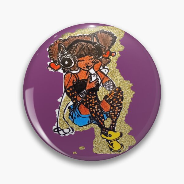 Item preview, Black Girl Vibes  designed and sold by AnimeInkArt.