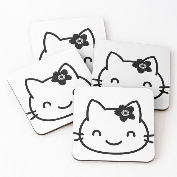 Item preview, Face of cute kitten with flower on her head. designed and sold by EMIPRINCESS.