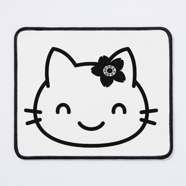 Item preview, Face of cute kitten with flower on her head. designed and sold by EMIPRINCESS.