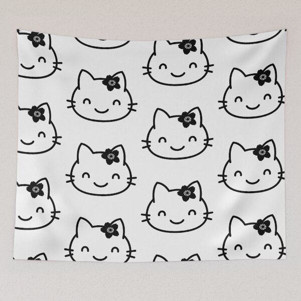 Item preview, Face of cute kitten with flower on her head. designed and sold by EMIPRINCESS.