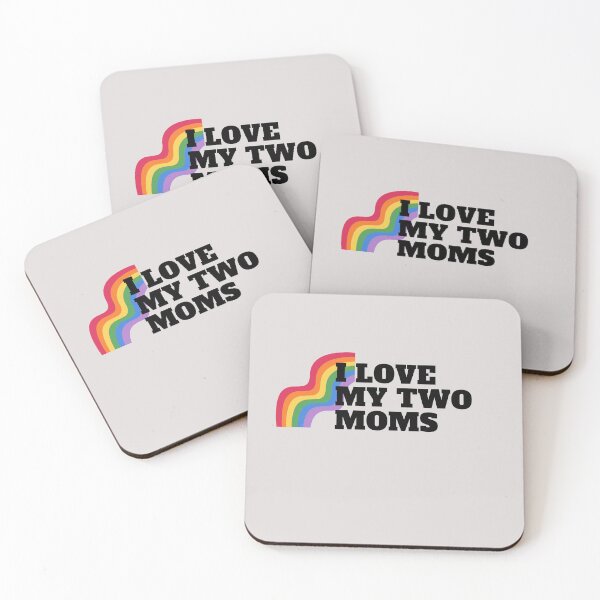 Item preview,   I Love My Two Moms  TShirt LGBT Gay Lesbian Trans Bisexual - Gay Pride designed and sold by unique things.